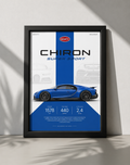 Bugatti Chiron Super Sports | A4 Size | Premium HD Wall Art