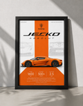 Koenigsegg Jesko Absolut Car Photo Frame | A4 Size | Premium HD Wall Art