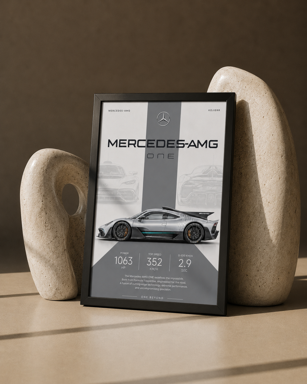 Mercedes-AMG ONE Car Photo Frame | A4 Size | Premium HD Wall Art