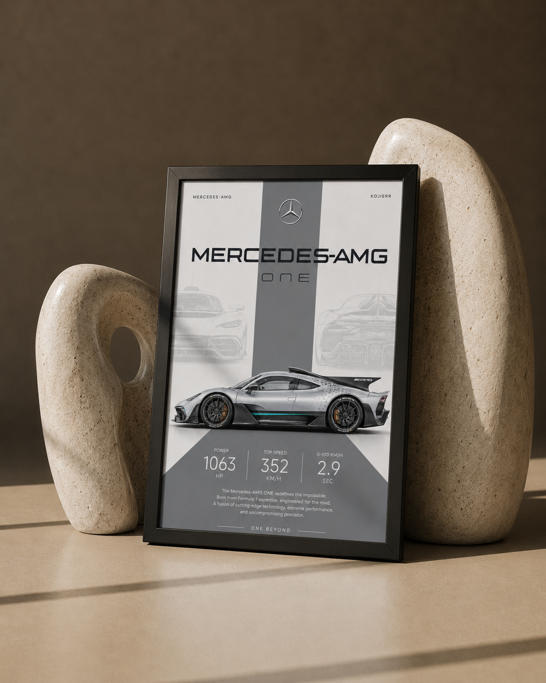 Mercedes-AMG ONE Car Photo Frame | A4 Size | Premium HD Wall Art