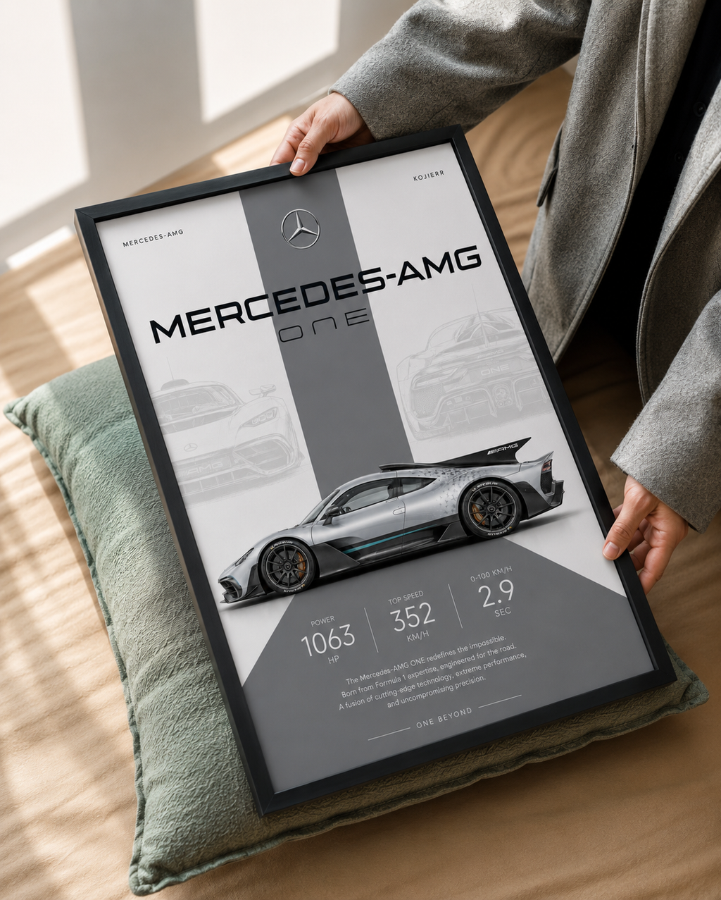 Mercedes-AMG ONE Car Photo Frame | A4 Size | Premium HD Wall Art